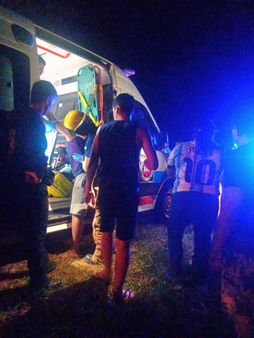 Un automovilista despistó sobre la Ruta Provincial 17 en 9 de Julio 2